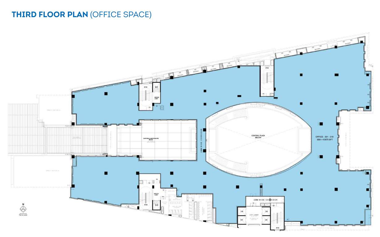  the arcade at brigade orchards The Arcade At Brigade Orchards Cluster Plan for 3rd Floor