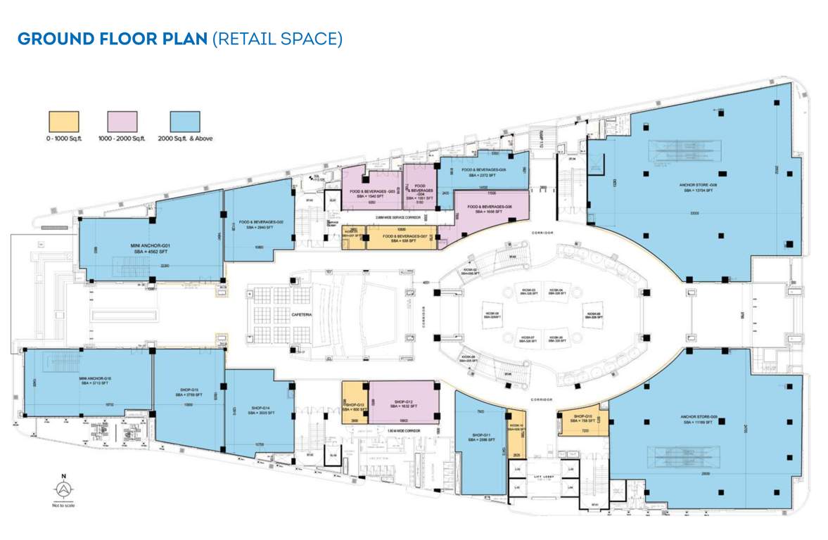  the arcade at brigade orchards The Arcade At Brigade Orchards Cluster Plan for ground Floor