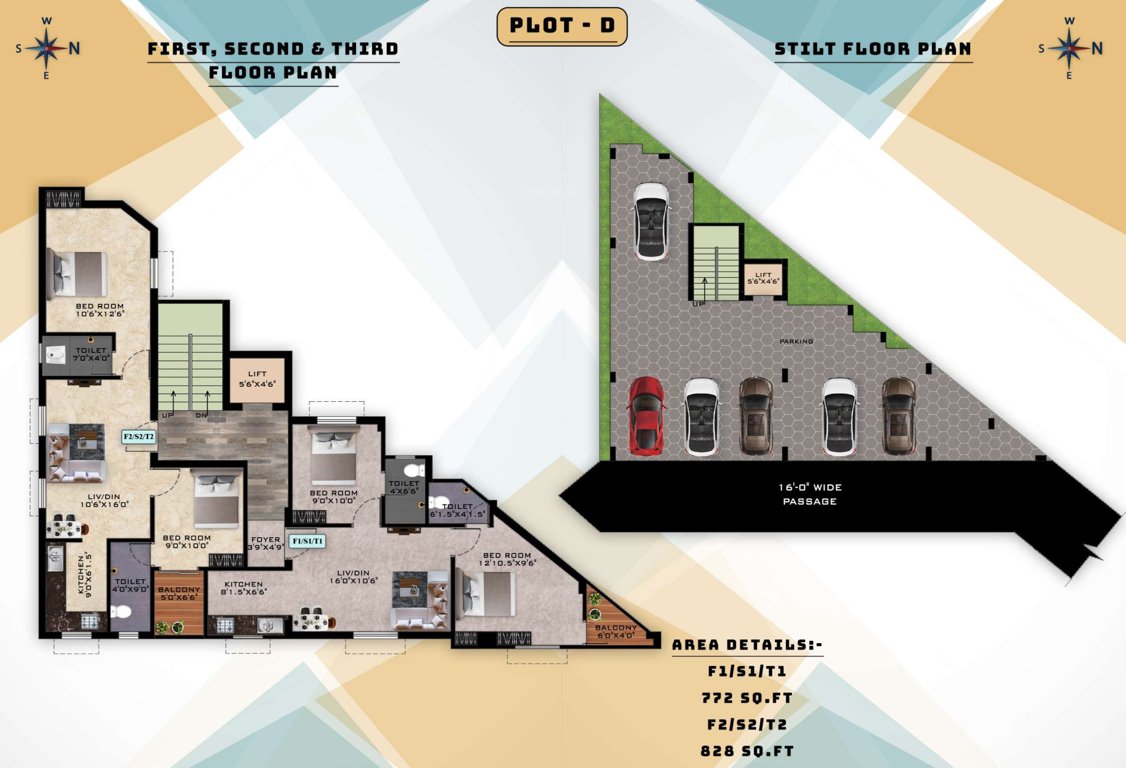  springdale Plot D Typical Cluster Plan