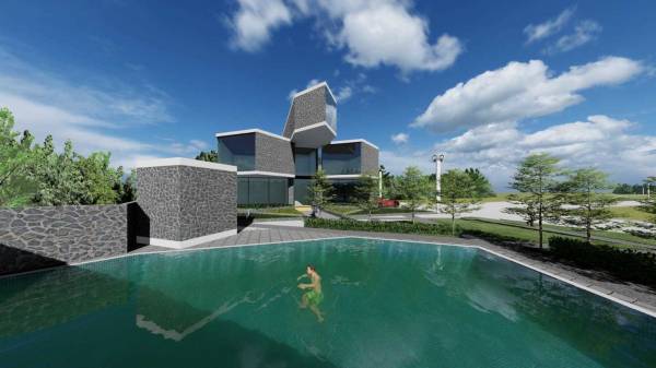 Swimming Pool leaf-corridor Swimming Pool