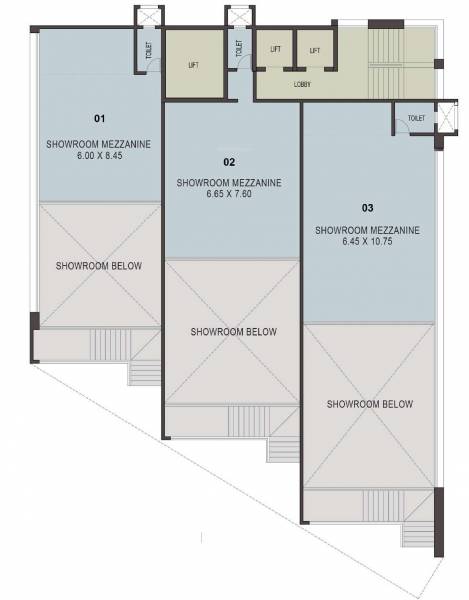  square Square Cluster Plan From 1st To 2nd Floor