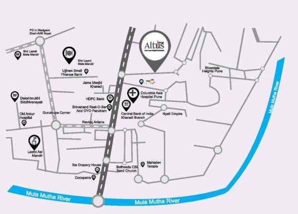  ganga-altus-wing-f Location Plan