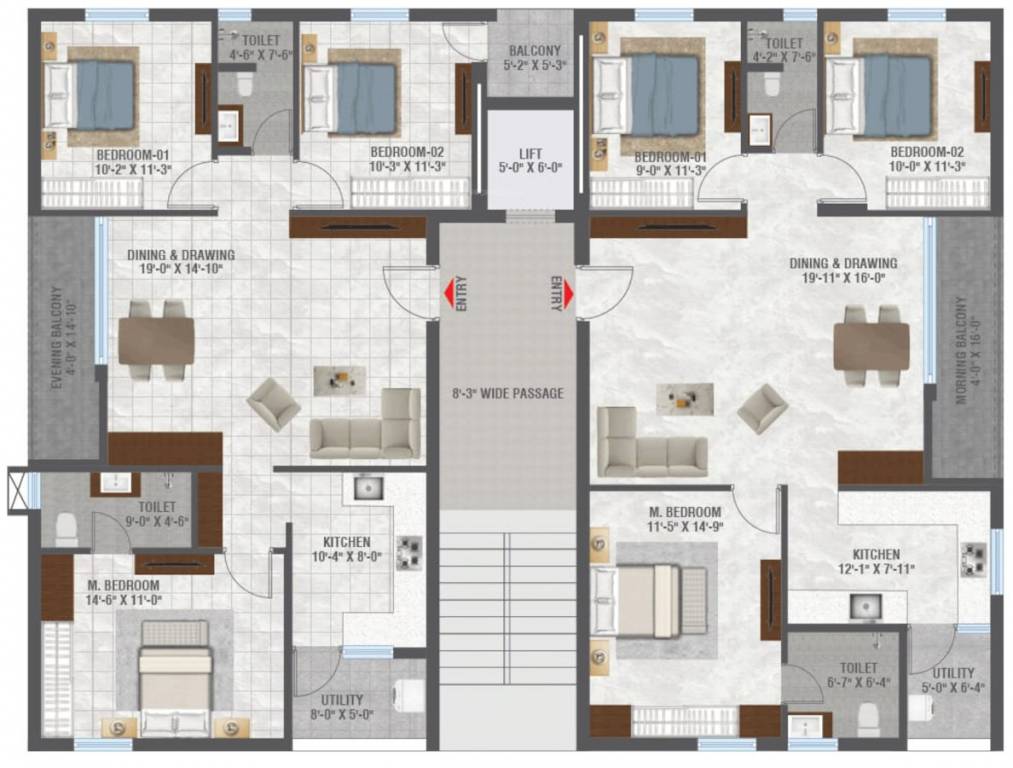  myra Myra Typical Cluster Plan