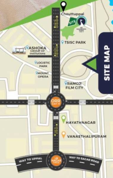  adi-rama-krishna-puram-phase-ii Location Plan