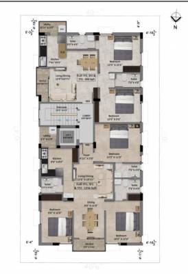  sivaji Sivaji Cluster Plan from 1st to 3rd Floor