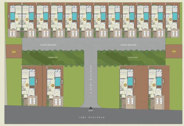 Layout Plan palasha-by-aranya Layout Plan