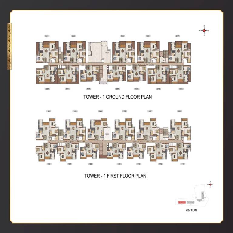  casablanca Tower 3 Cluster Plan