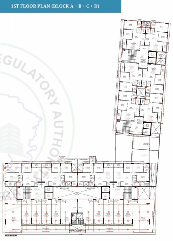  skyvue A To D 1st Floor Cluster Plan