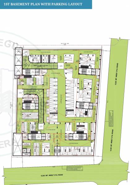  skyvue A To F 1st Basement Cluster Plan