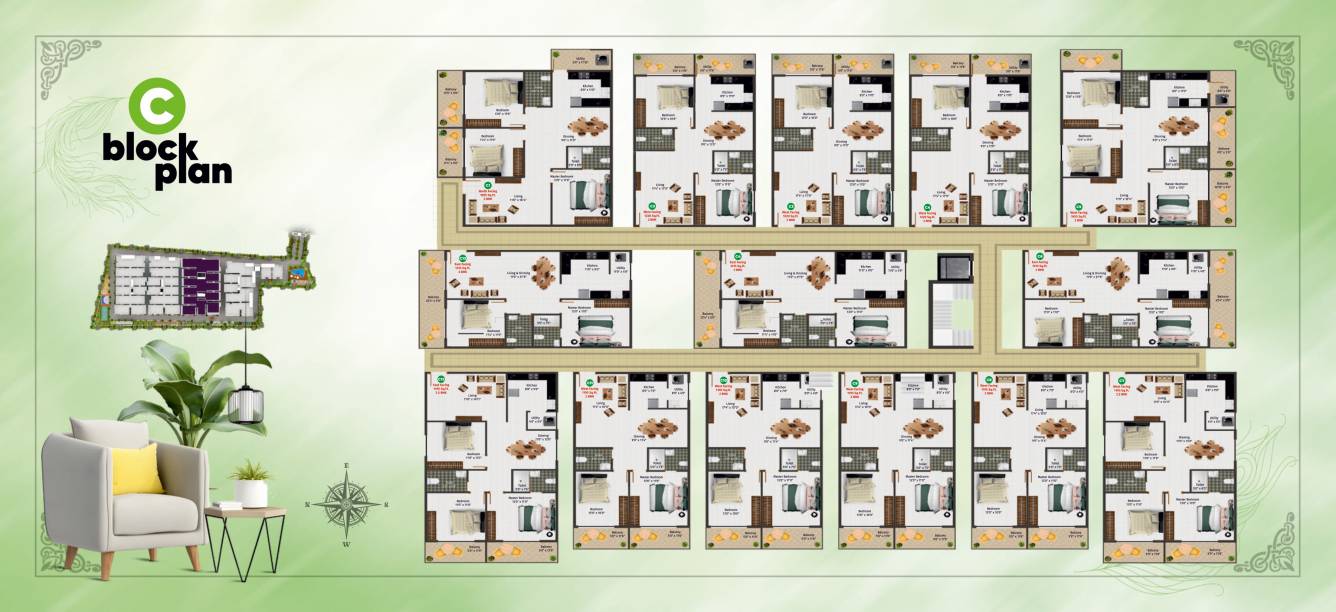  gokulam Block C Cluster Plan