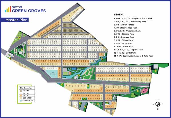  green-groves Layout Plan