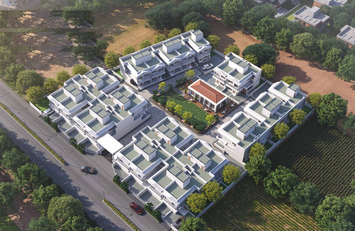  bunglows Layout Plan