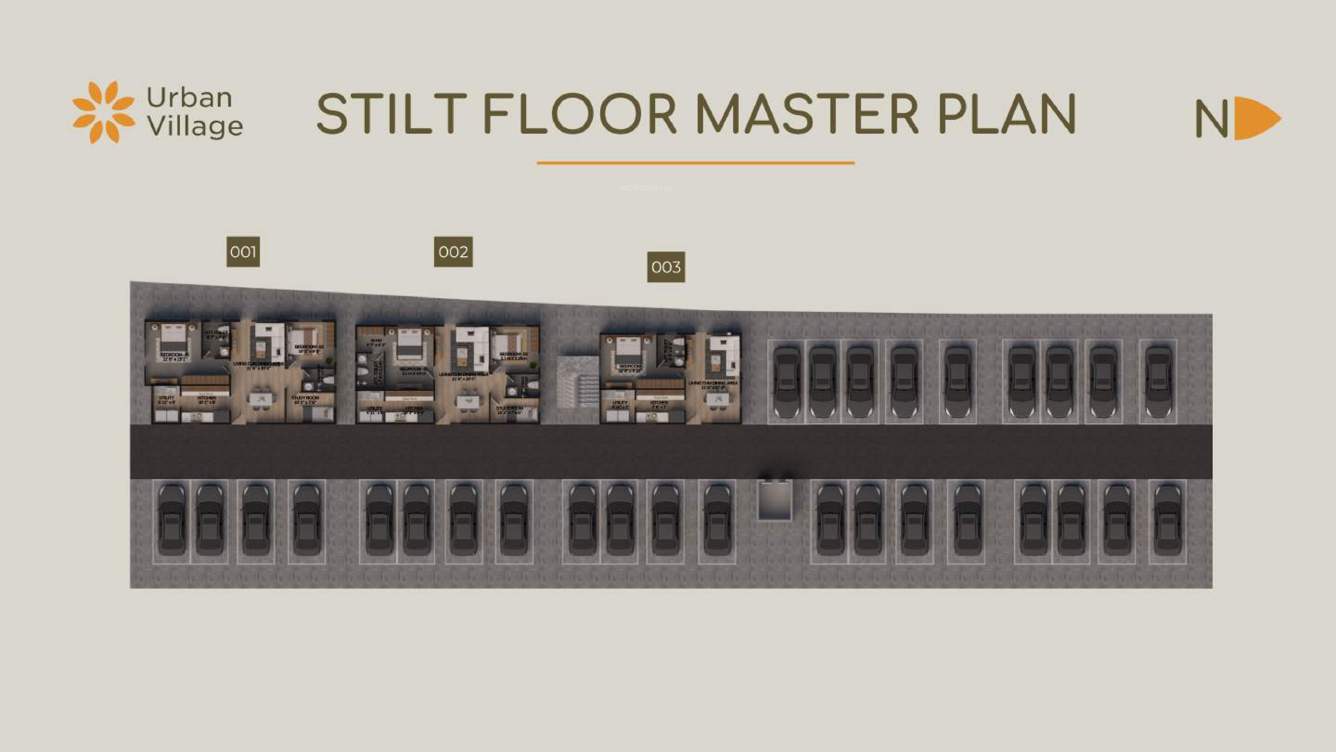  urban village Urban Village Cluster Plan for ground Floor