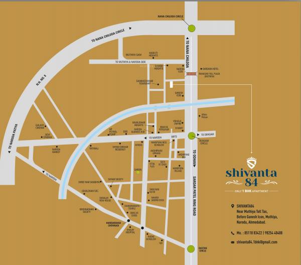  shree-kashtbhanjan-shivanta-84 Location Plan