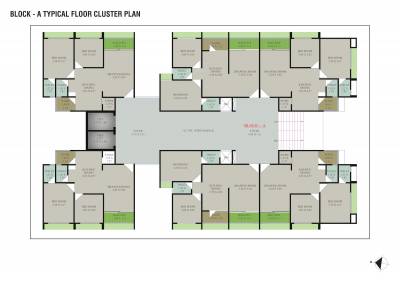  neelkanth-sky Block A & B Cluster Plan