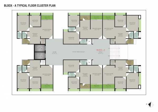  neelkanth-sky Block A & B Cluster Plan