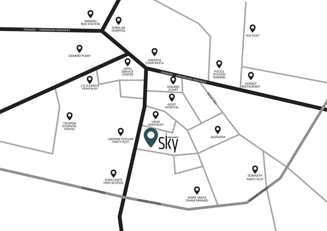  neelkanth sky Location Plan