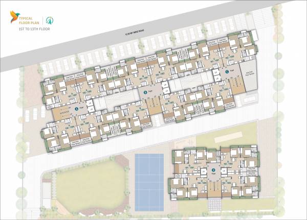  kalav-skyline Block A Cluster Plan
