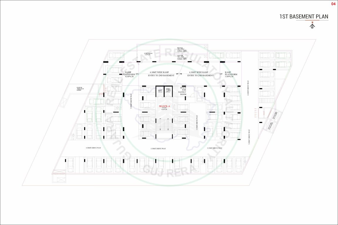  aadhyaa Aadhyaa Basement 1 Floor Cluster Plan