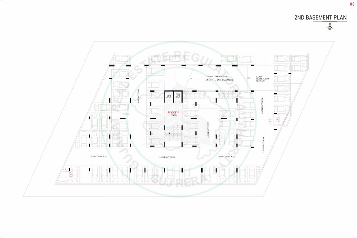  aadhyaa Aadhyaa Basement 2 Floor Cluster Plan
