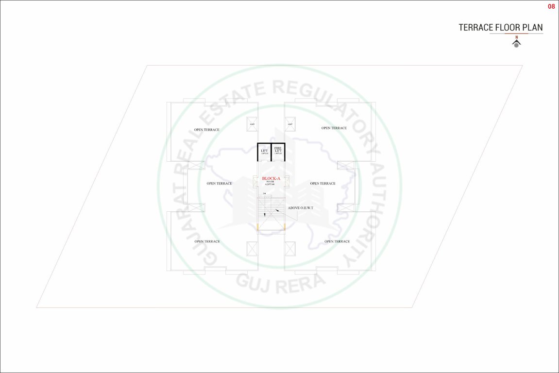  aadhyaa Aadhyaa Terrace Floor Cluster Plan