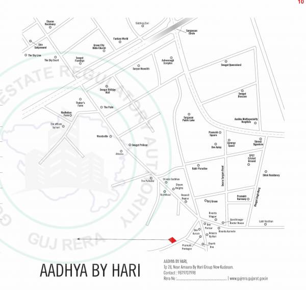  aadhyaa Location Plan