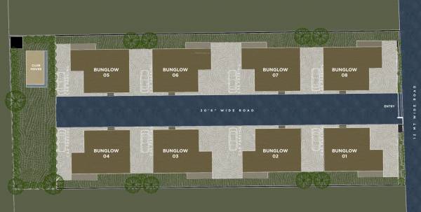  the-eight-bunglows Layout Plan
