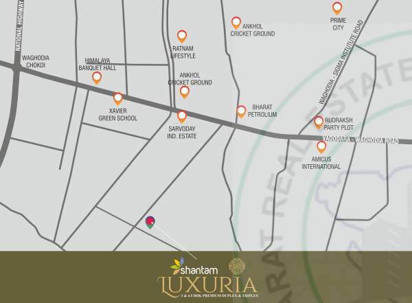  shantam-luxuria Location Plan