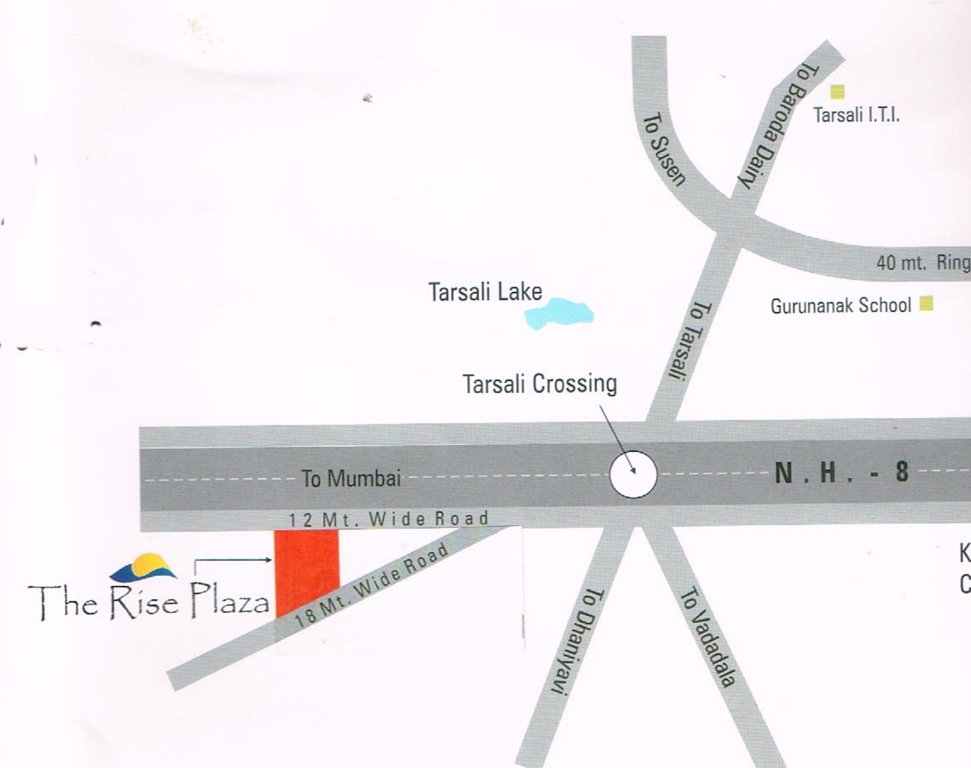  the rise plaza Location Plan