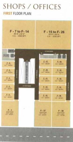 Bhadani Era Cluster Plan For 1st Floor bhadani-era Bhadani Era Cluster Plan For 1st Floor