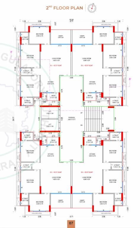  luxuria Luxuria Cluster Plan for 2nd Floor