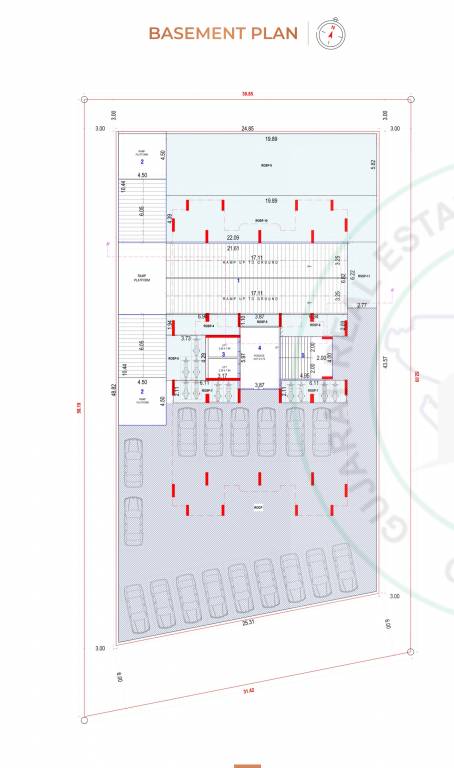  luxuria Luxuria Cluster Plan for Basement Floor