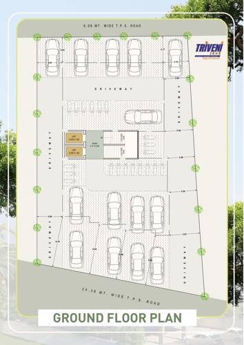  triveni-apartment Triveni Apartment Cluster Plan for ground Floor