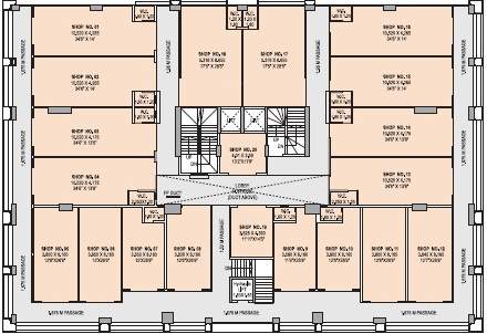  golden aura phase i Golden Aura Cluster Plan For 1st Floor