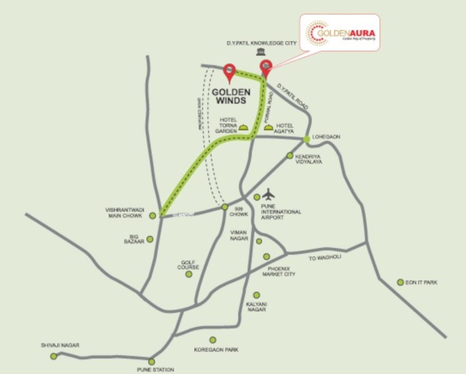  excel golden aura phase i Location Plan