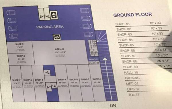 B Ground Cluster Plan unitech-business-hub B Ground Cluster Plan