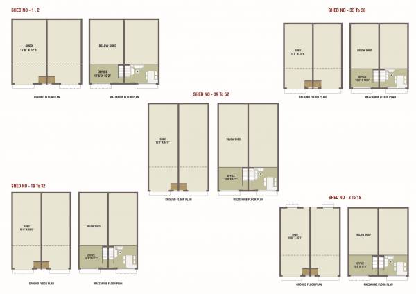  satadhar-industrial-hub A, B Typical Cluster Plan