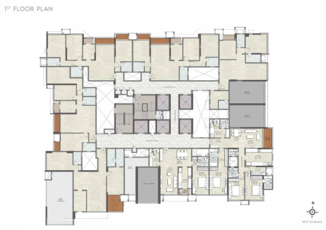  amare Amare Cluster Plan For 1st Floor