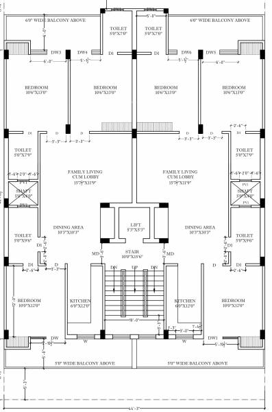 Luxury Builder Floor Cluster Plan from 1st to 4th Floor luxury-builder-floor Luxury Builder Floor Cluster Plan from 1st to 4th Floor