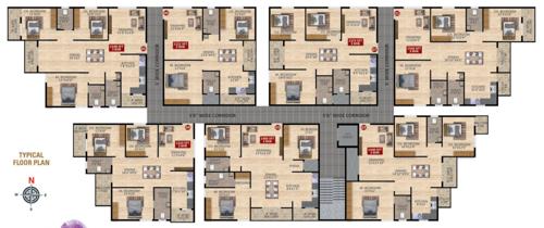  cattleya-orchids Lavyuks Cattleya Orchids Cluster Plan from 1st to 5th Floor