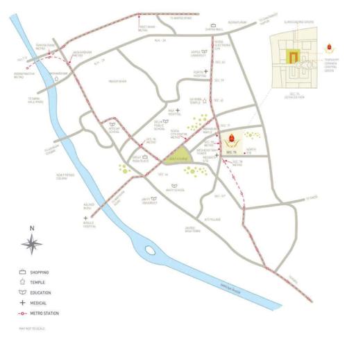  the-jewel-of-noida-phase-iv-avenues-at-burj-noida Location Plan