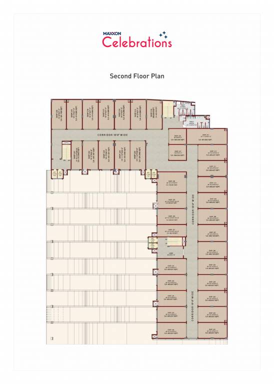 celebrations Celebrations Cluster Plan for 2nd Floor