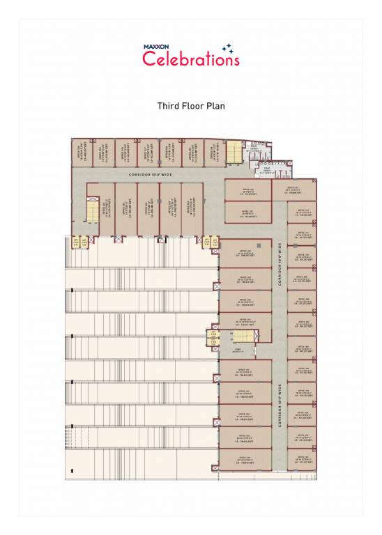celebrations Celebrations Cluster Plan for 3rd Floor