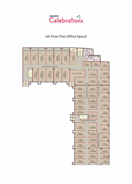  celebrations Celebrations Cluster Plan for 4th Floor