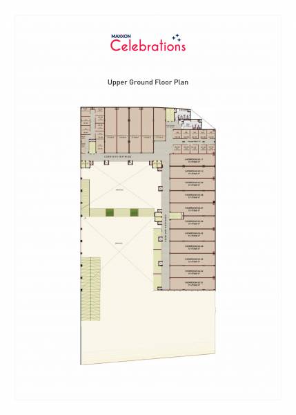  celebrations Celebrations Cluster Plan for Upper ground Floor