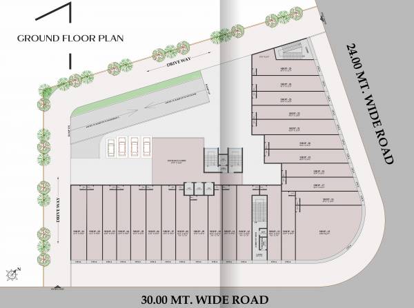  crystal-corner Crystal Corner Cluster Plan for ground Floor
