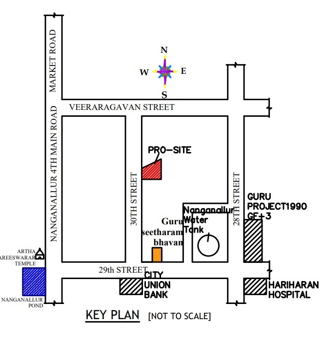  vaishnavi apartments Location Plan