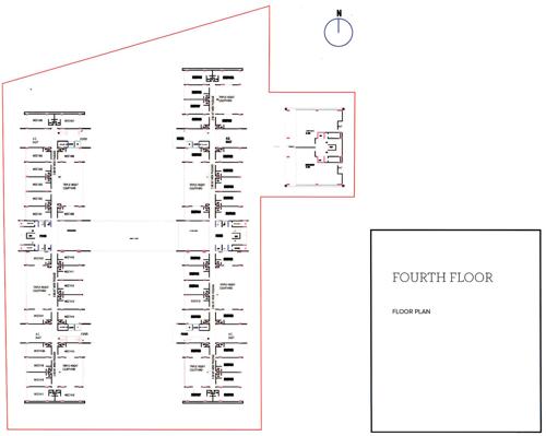  z2 East, West, Corporate Cluster Plan For 4th Floor