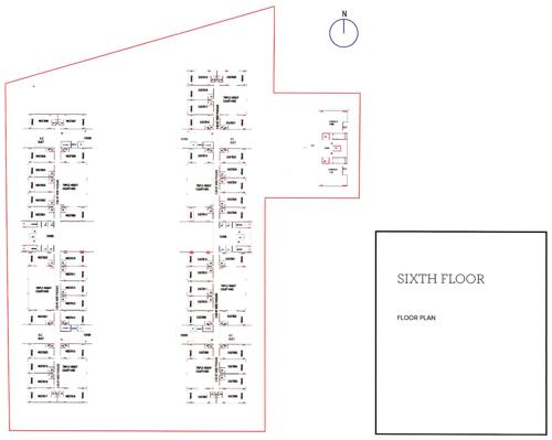  z2 East, West, Corporate Cluster Plan For 6th Floor