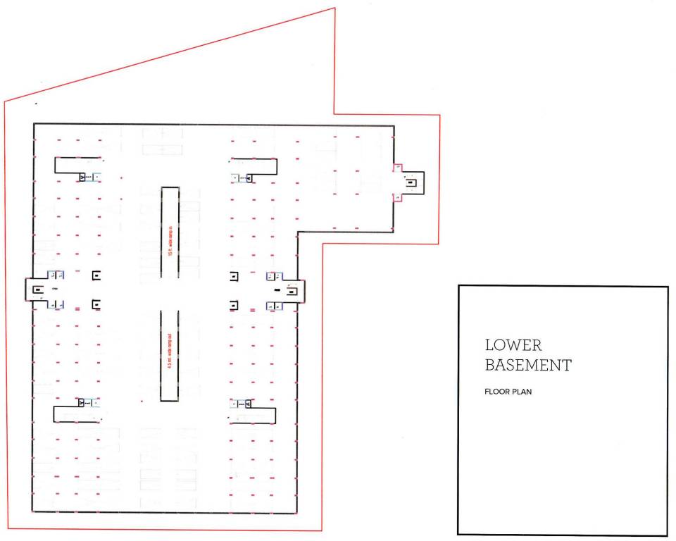  z2 East, West, Corporate Lower Basement Cluster Plan